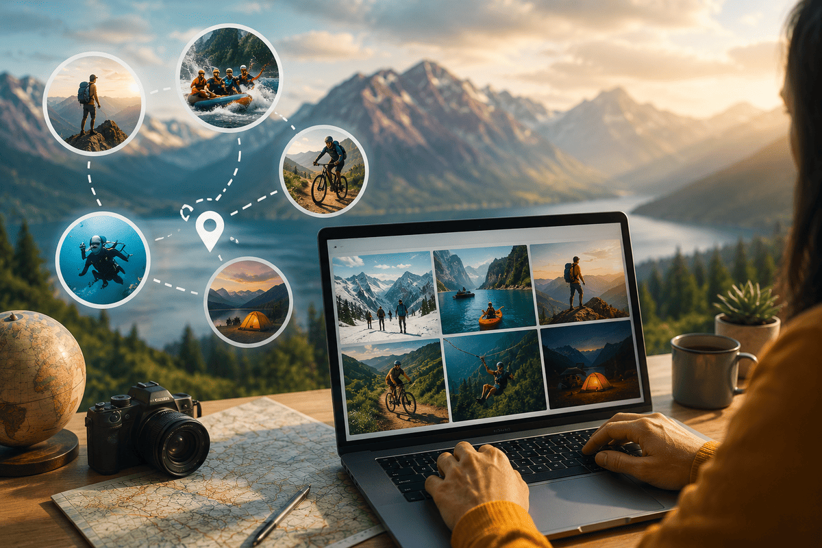 how to book adventure tours online