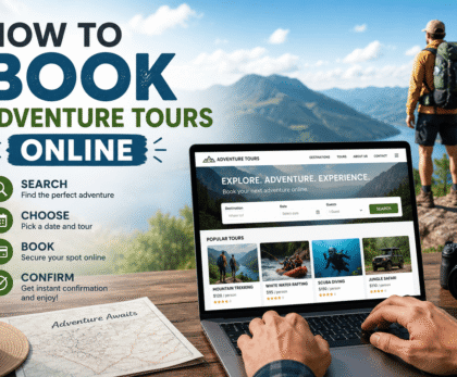 how to book adventure tours online