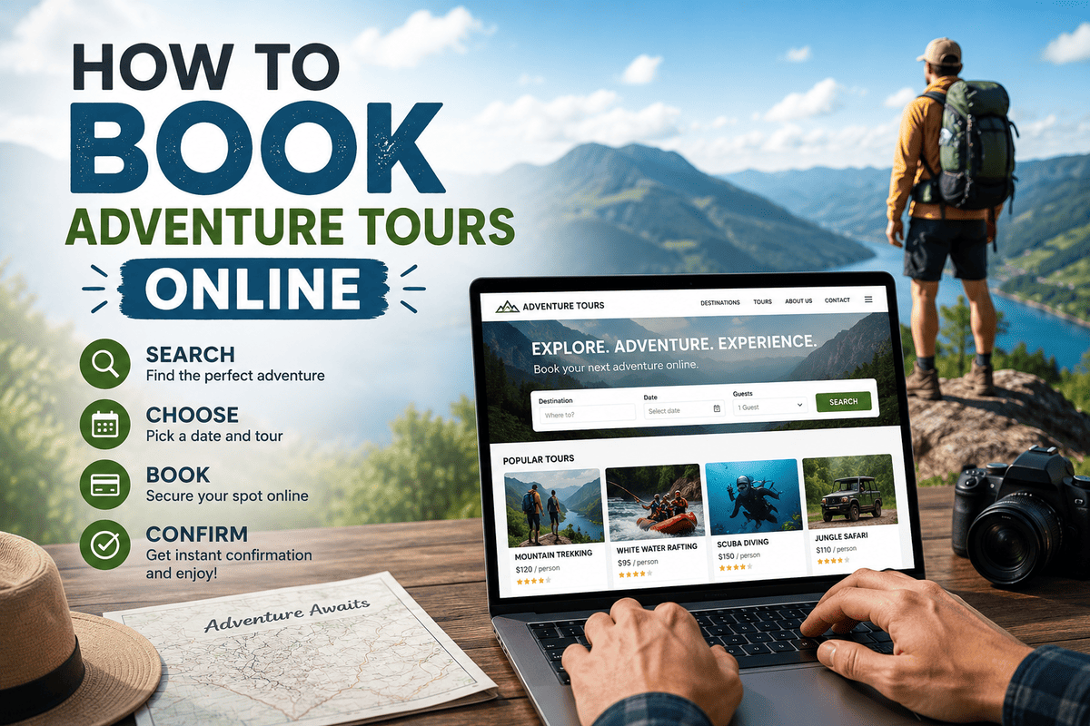 how to book adventure tours online