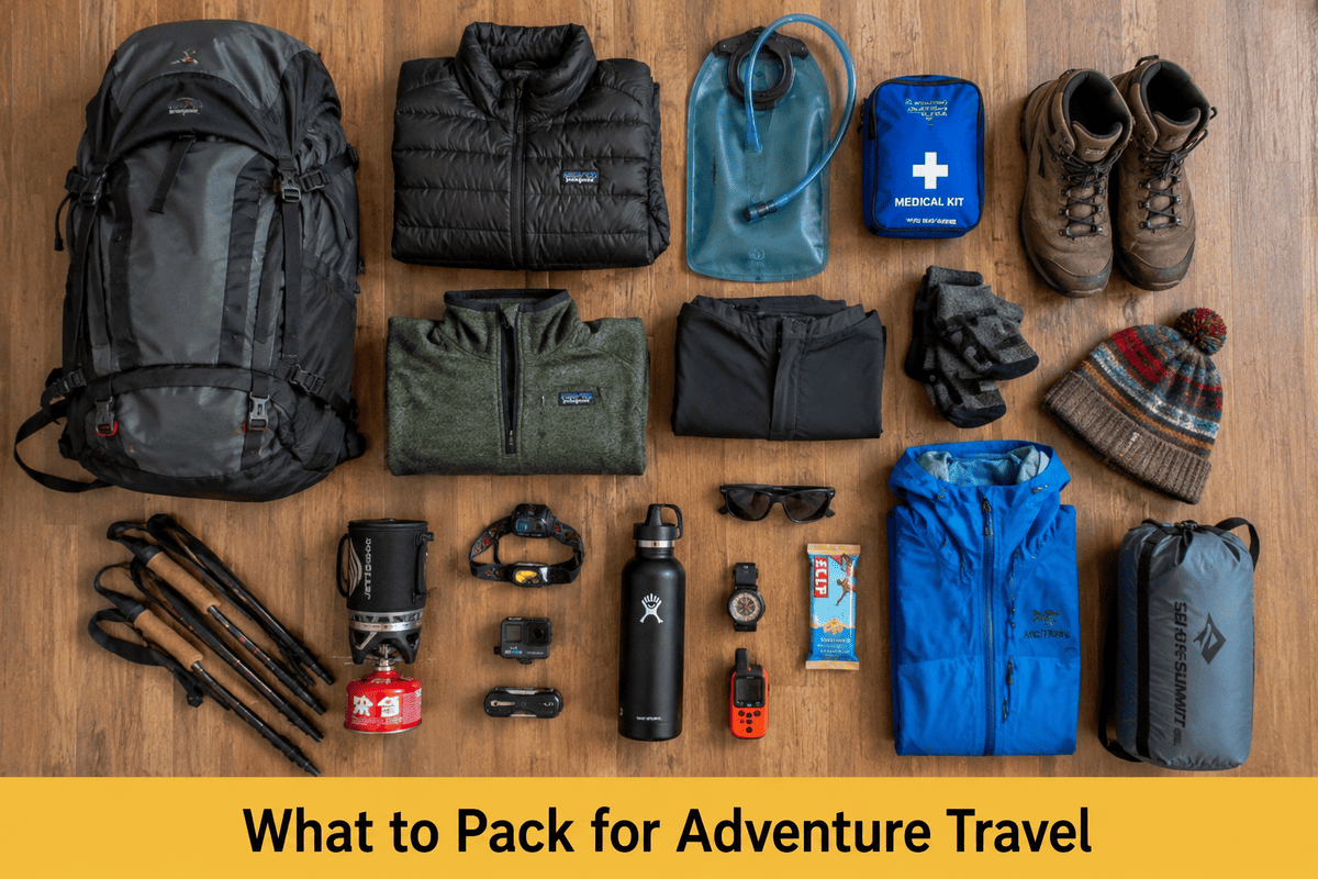 What to Pack for Adventure Travel 