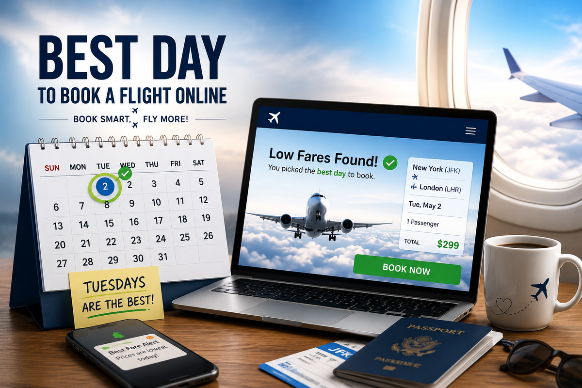 best day to book a flight online
