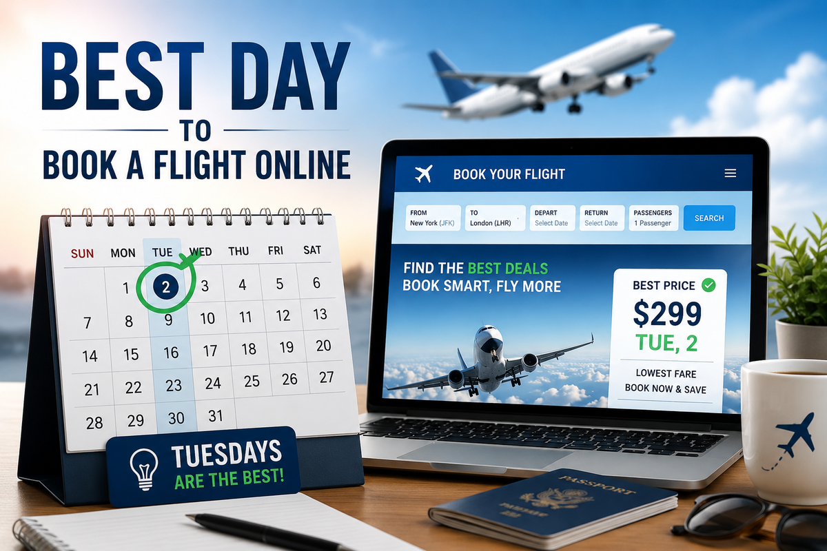 best day to book a flight online