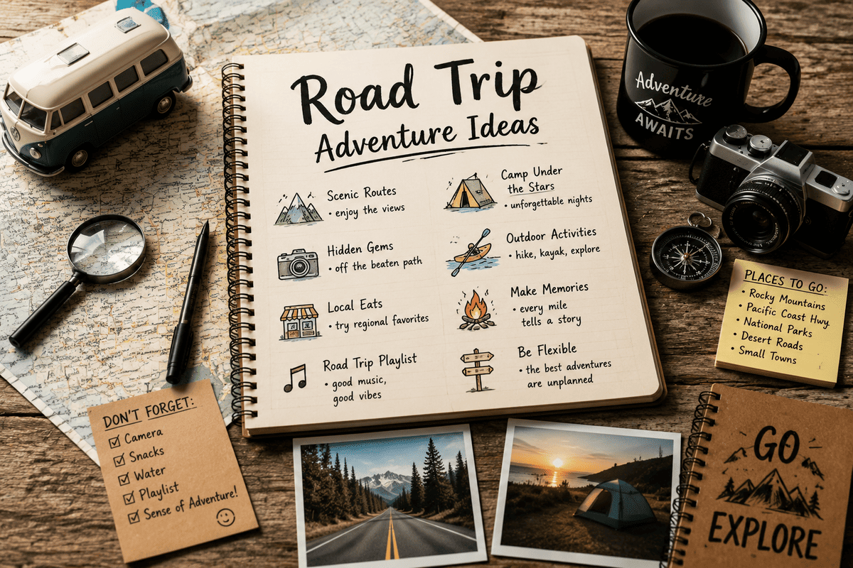 Road Trip Adventure Ideas