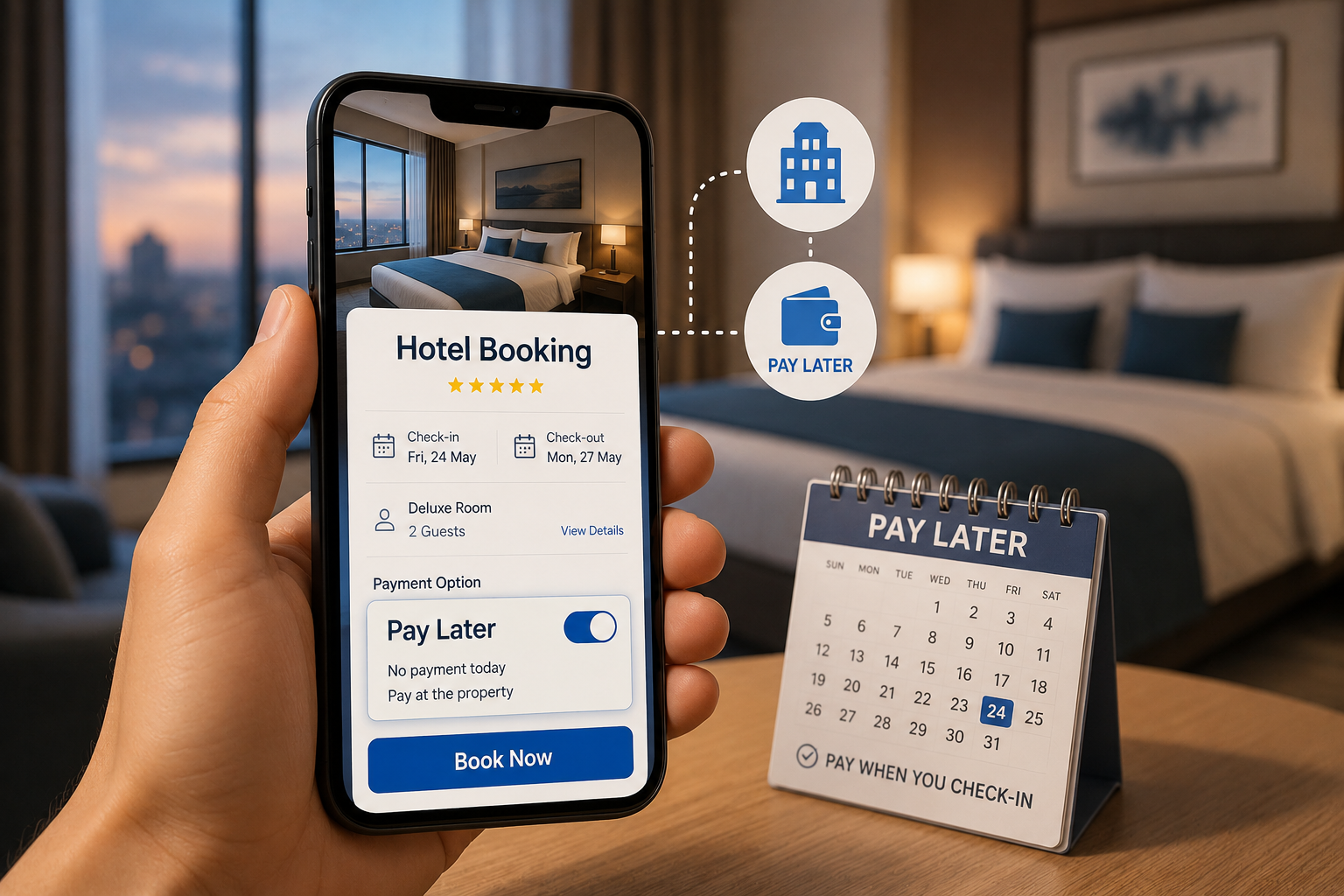 How to Book Hotel and Pay Later