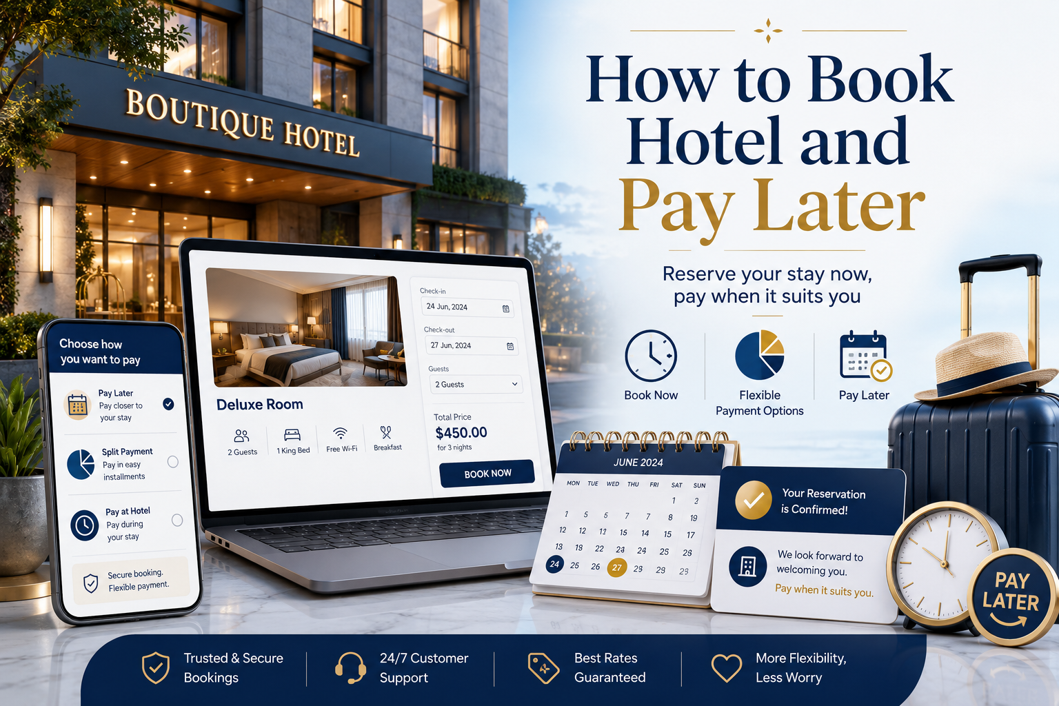 How to Book Hotel and Pay Later