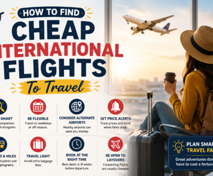 how to find cheap international flights To Travel