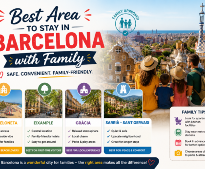best area to stay in barcelona with family