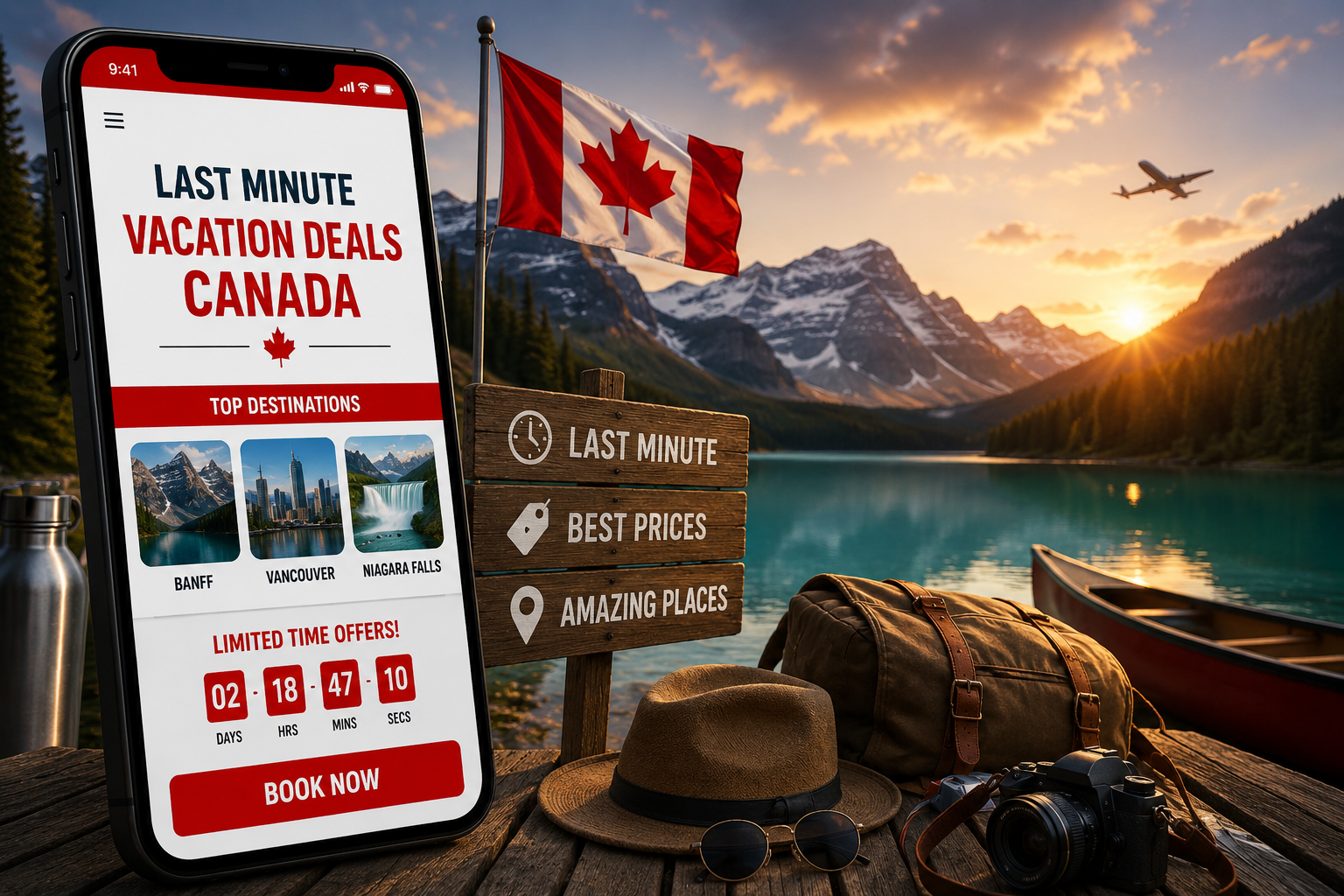 last minute vacation deals Canada